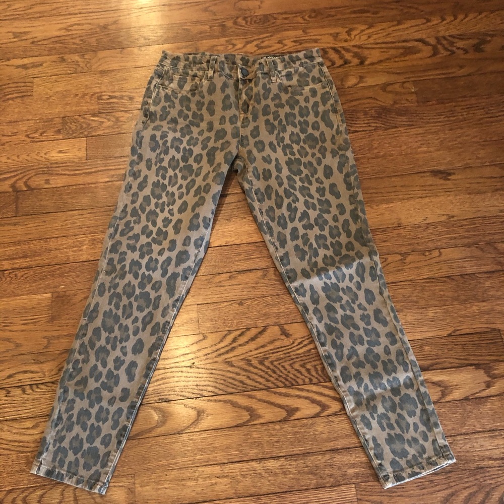 Leopard/Cheetah Print BlankNYC Reade Ankle Jeans